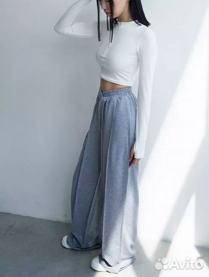 Штаны спортивные высокие новые женские