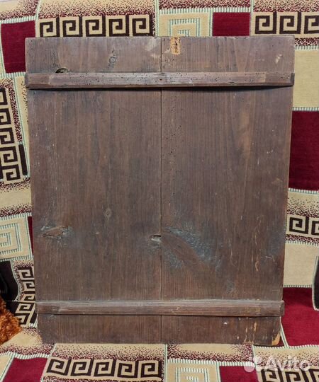 Старинная икона Божья Матерь 53х44см Тихвинская