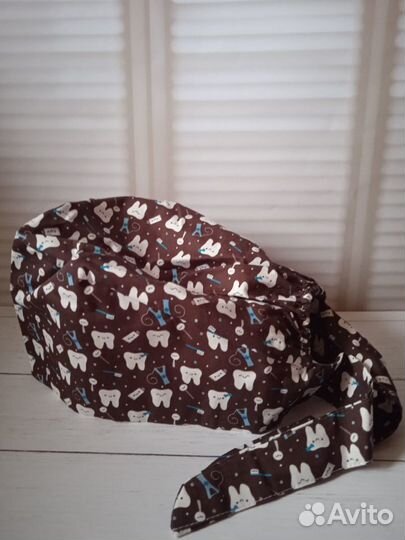 Медицинская шапочка из ткани (для стоматологов)