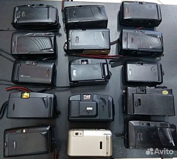 Плёночный фотоаппарат коллекция 15 штук
