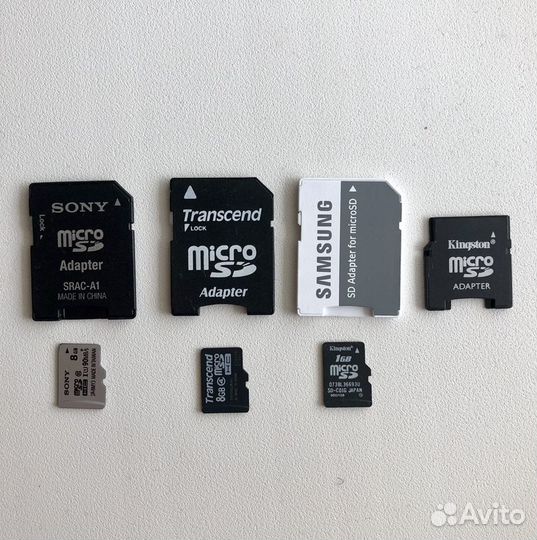 Карта памяти и адаптер MicroSD