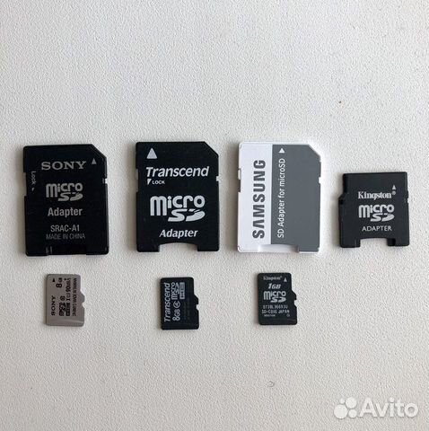 Карта памяти и адаптер MicroSD