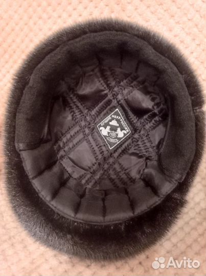 Мужская шапка из нерпы