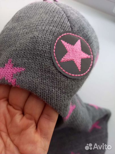 Шапка шлем демисезон для девочки шанти пунти 52 р