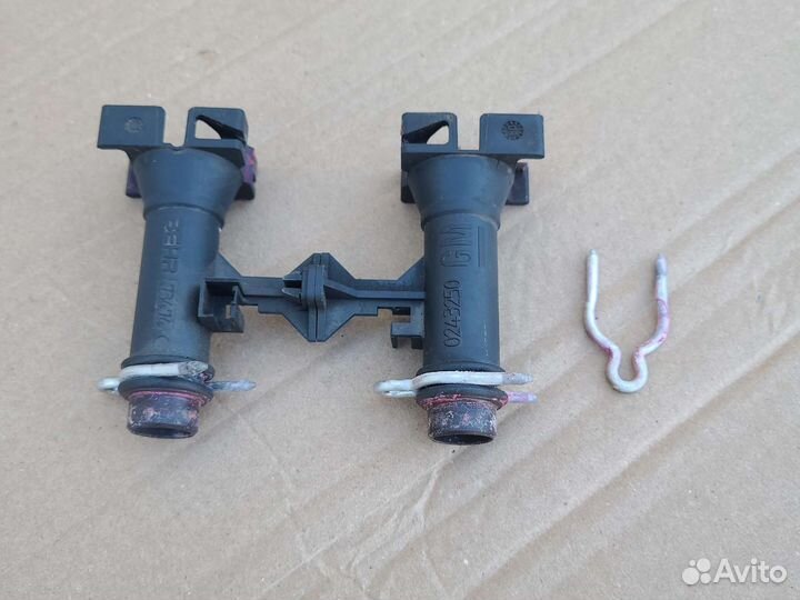 Пластиковый патрубок печки Opel Astra G Zafira A