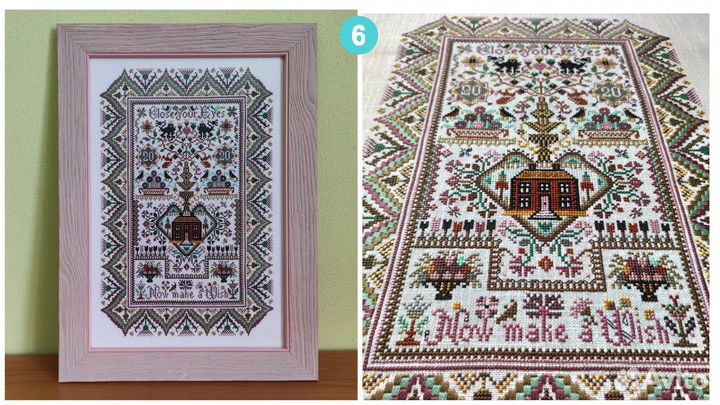 Редкие сэмплеры, cхемы для вышивания Long Dog