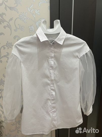 Блузка белая школьная 146