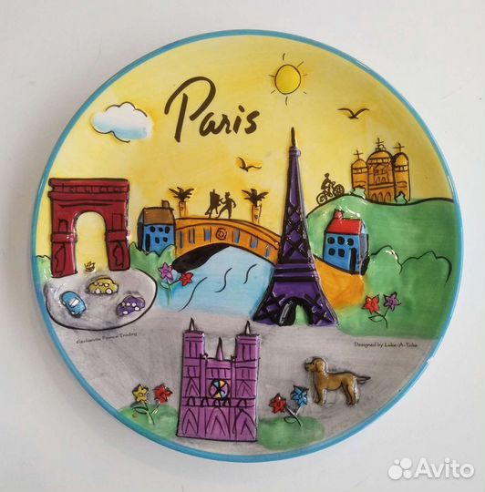 Тарелки для интерьера разные страны