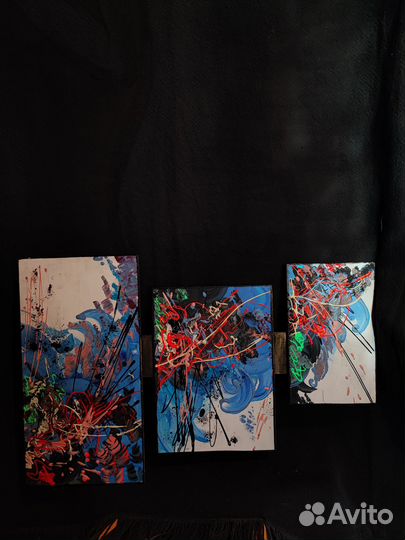 Интерьерная картина абстракция, Картины акрилом