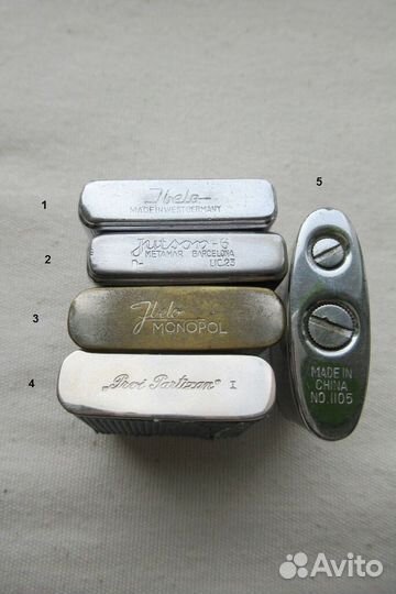 Зажигалки бензиновые винтажные