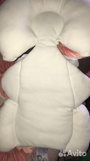 Подушка вкладыш в автолюльку для младенцев