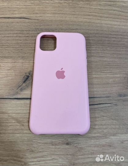 Чехлы для iPhone 11 черн, бел, роз