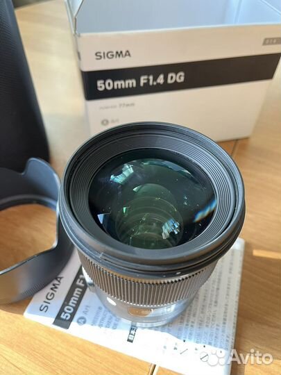 Объектив Sigma 50mm 1.4 art canon