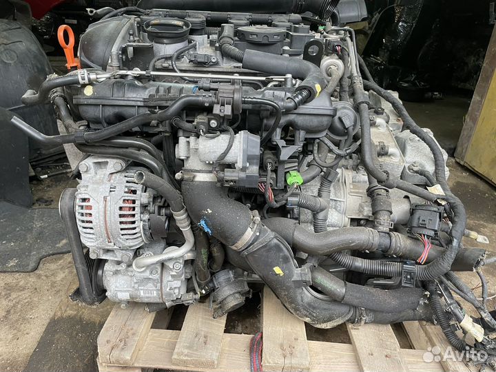 Двигатель BZB Ауди А3 Пассат Б6 27т.км