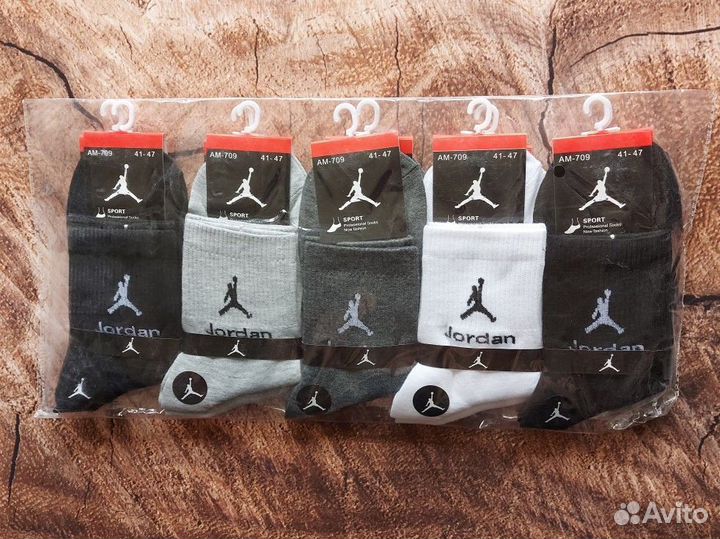 Носки Nike Adidas Jordan белые