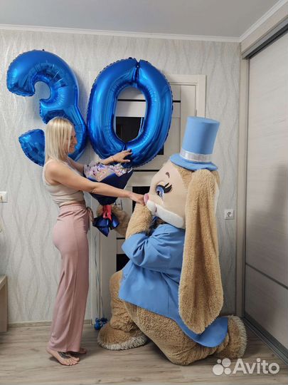 Зайка на праздник,аниматор,ростовая кукла