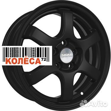 Skad Киото 6x15 4x100 ET50 Dia60.1 Черный бархат