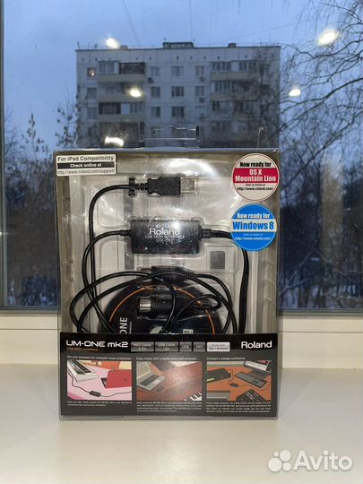 Usb midi интерфейс roland UM-ONE MK2