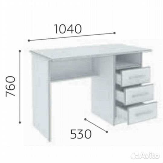 Письменный стол Школьник (цвета)