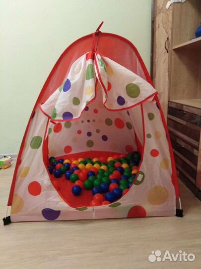 Палатка детская с шариками