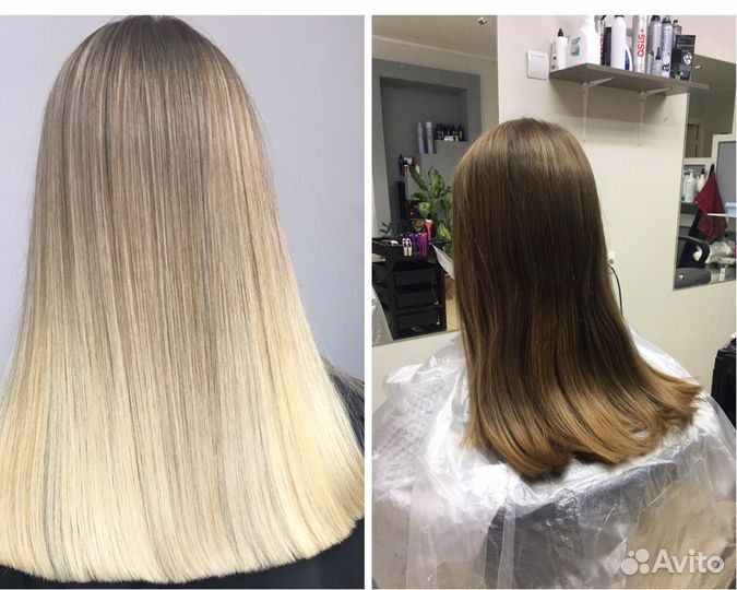 Окрашивание волос, AirTouch, мелирование