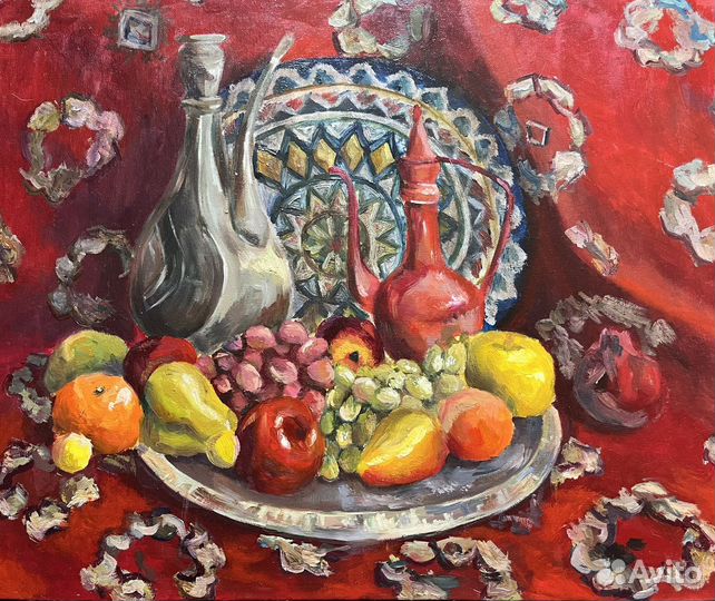 Картины маслом 4 натюрморта
