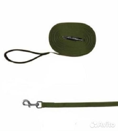 Поводок 04633 брезент 25 мм длина 8 м зеленый