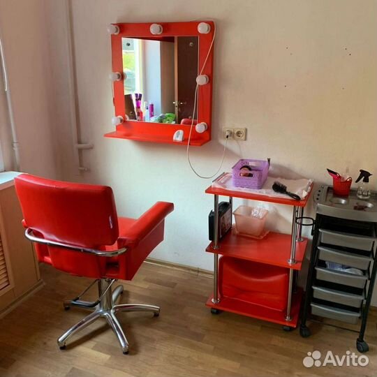 Гримерное зеркало с лампочками бу