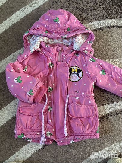 Куртка парка для девочки 92