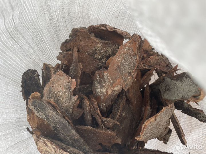 Мульча сосновая кора крупная фракция