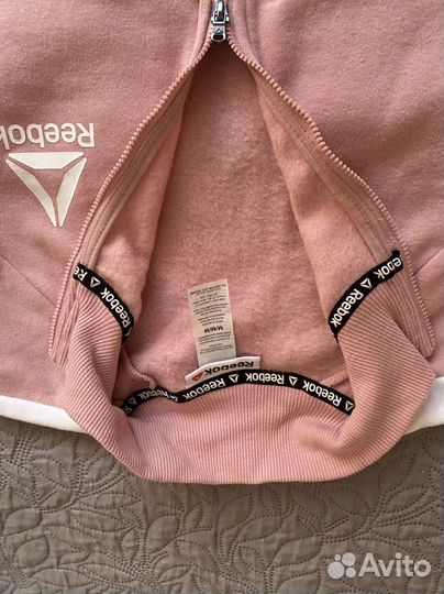 Спортивный костюм на флисе женский теплый reebok