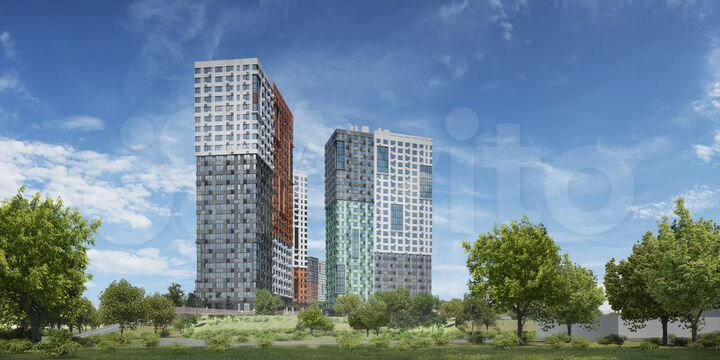 2-к. квартира, 55,4 м², 17/25 эт.