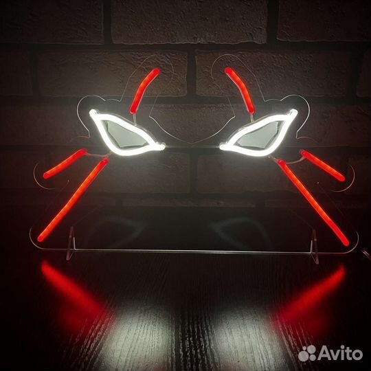 Неоновая вывеска,ночник. Evangelion