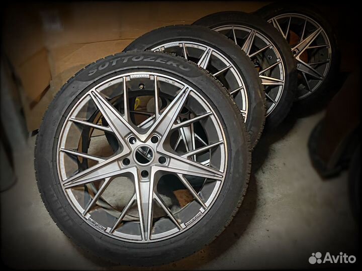 Новые колеса в сборе R19 зимние липучка