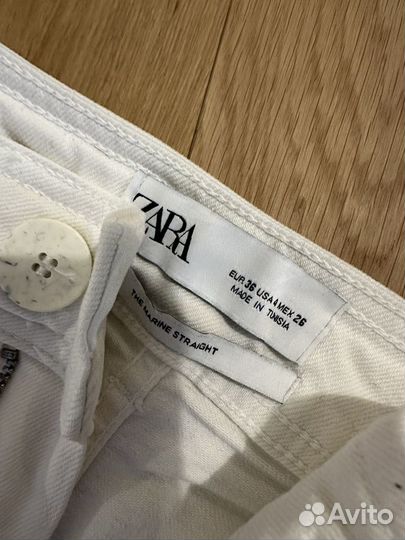 Брюки капри Zara джинсовые