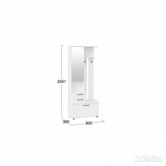 Прихожая «Витра» №2 - Белый ясень