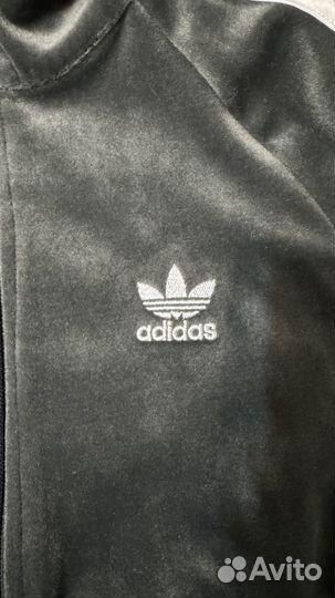 Велюровое платье adidas XS