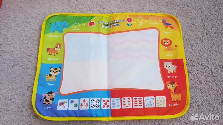 Набор развивающих игр на 2-3 года магнитная доска
