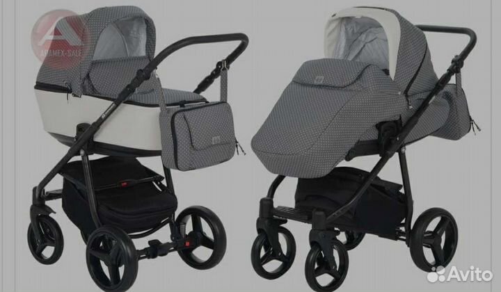 Коляска 2 в 1 adamex reggio