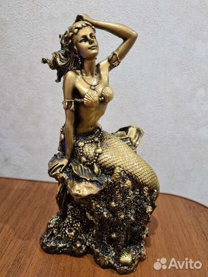 Статуэтка голуби, русалка, сова,филин