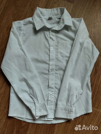 Рубашка белая на мальчика