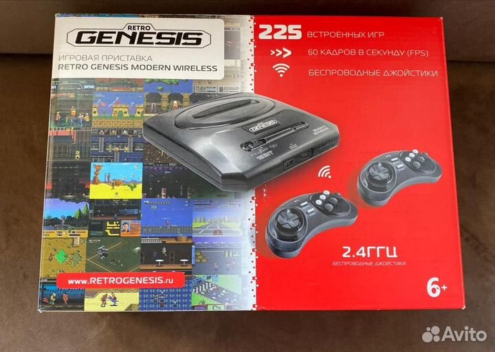 Игровая приставка Retro genesis + 2 джойстика