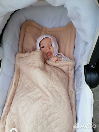 Теплое одеяло-конверт для коляски/спальный мешок