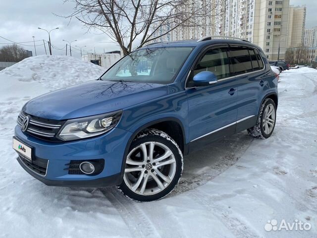 Volkswagen Tiguan 2015 синий