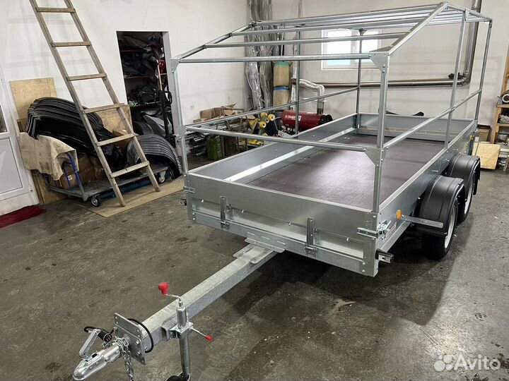 Мощный 2х осный прицеп 3.5х1.55 Трейлер