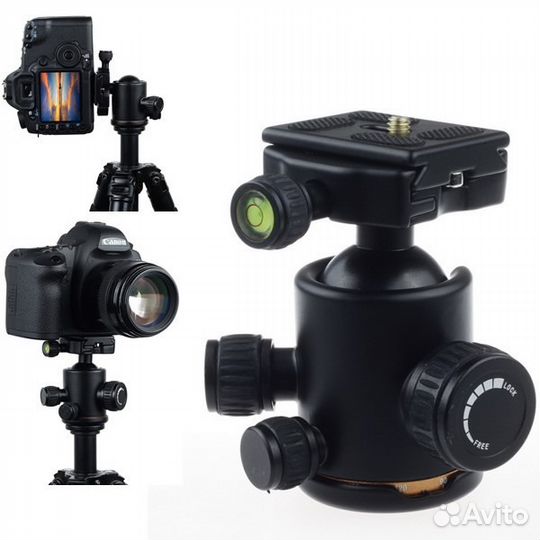 Штативная шаровая голова гидравлическая Andoer