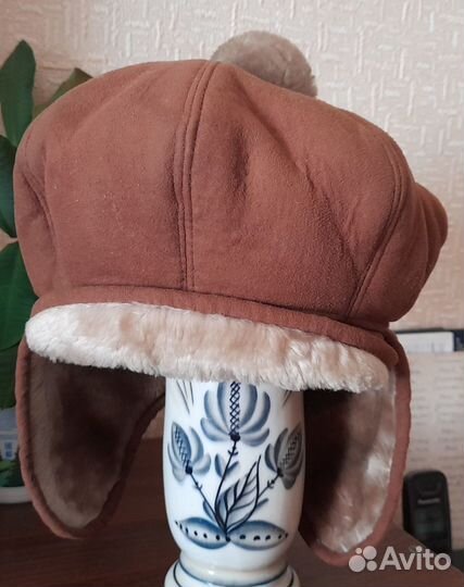 Шапка ушанка женская