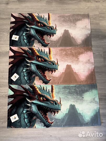 Полотенце с символом года дракон