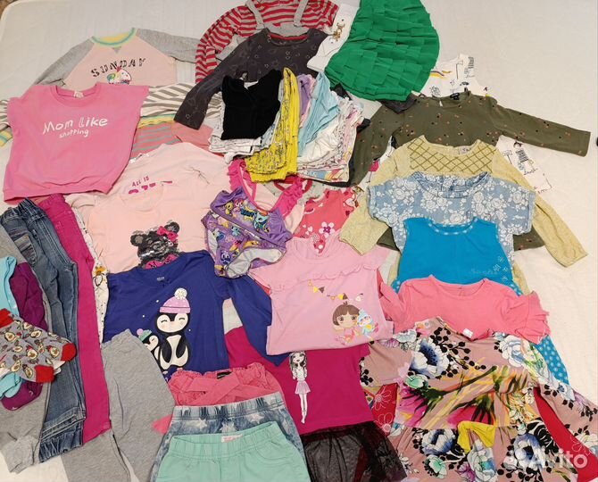 Пакет вещей на девочку 3-5 лет