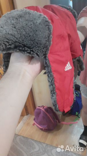 Шапка ушанка adidas оригинал